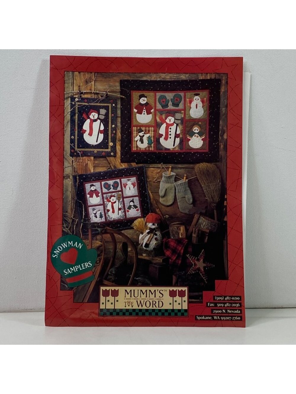 Snowman Samplers Quilting Pattern Debbie Mumm 1994 Large & Miniature Designs
